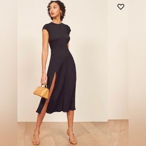 Reformation Gavin Dress - Black (Size 2)